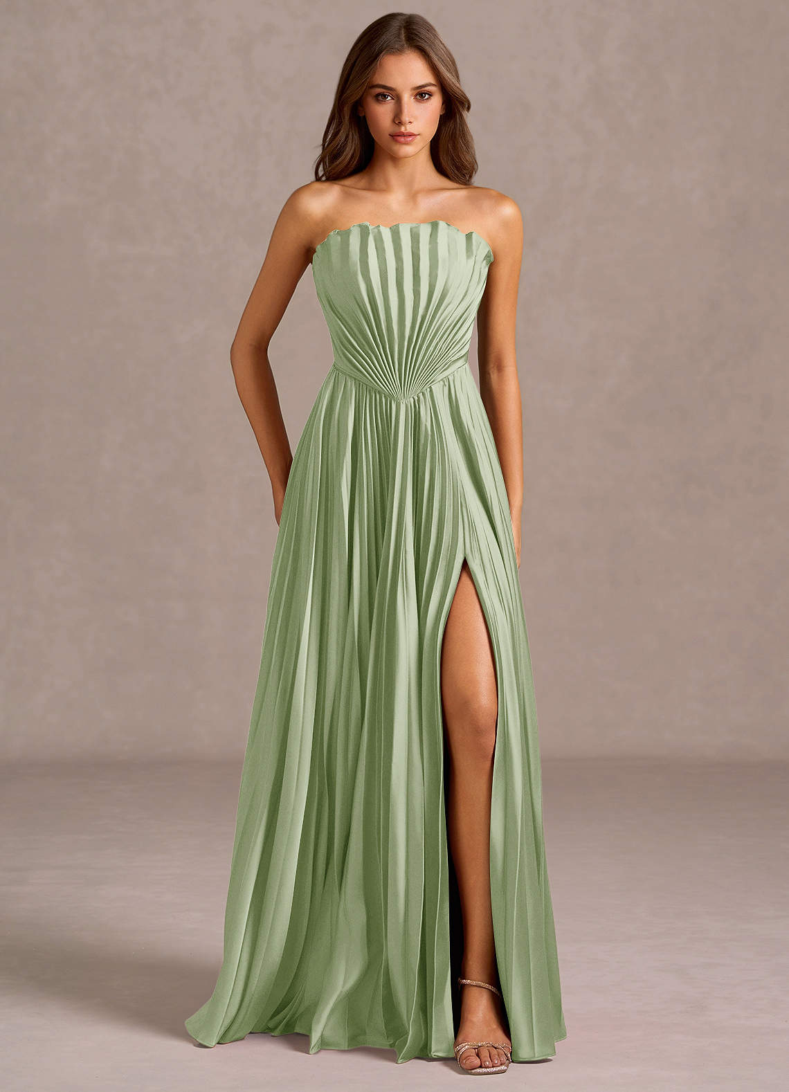 Kaia Light Green Maxi Dress  Dress