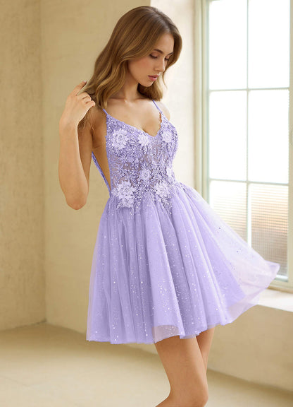 Shimira Purple Mini Dress  Dress