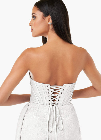 Chynna White Corset Mini Dress  Dress