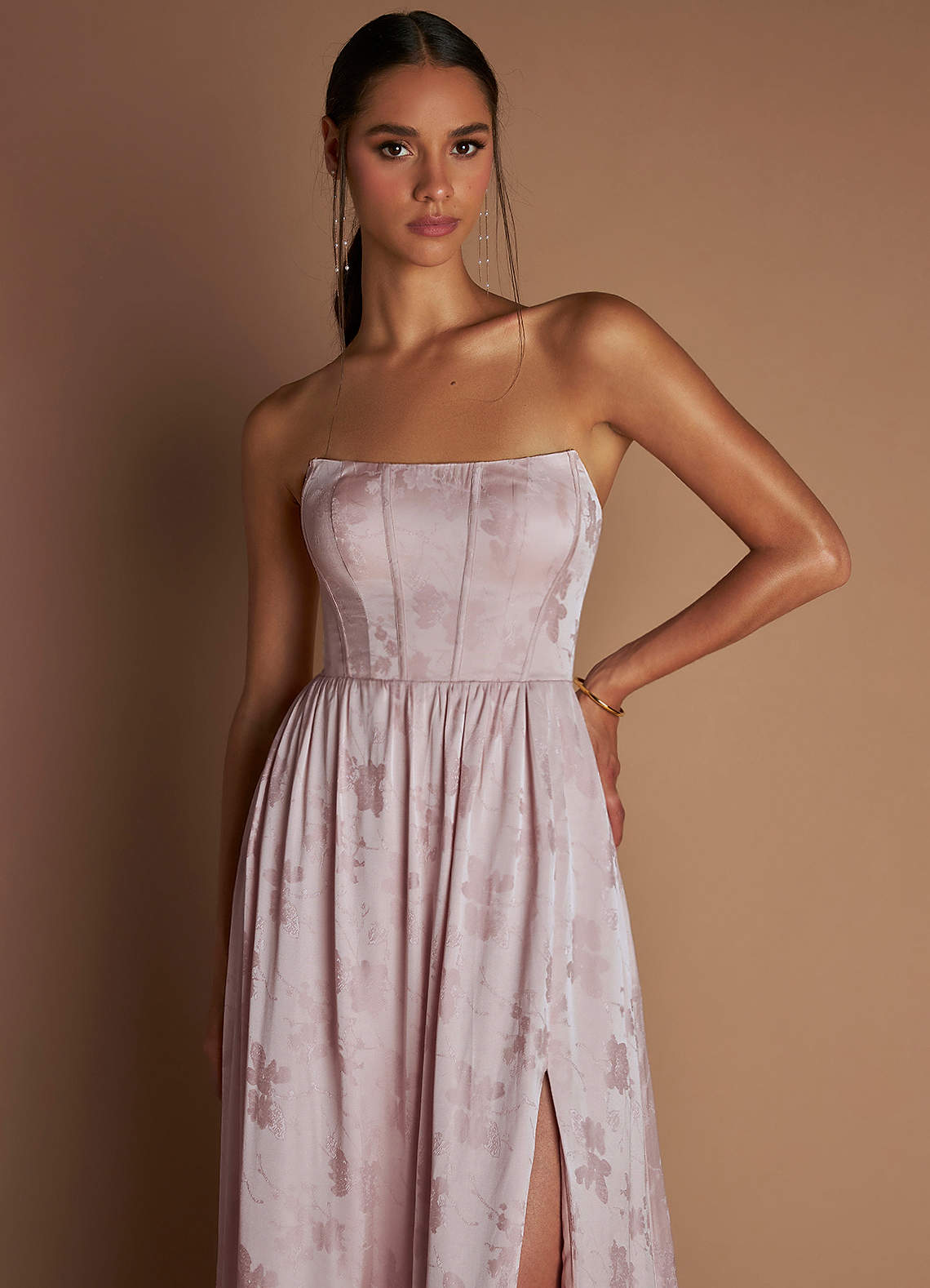 Floria Soft Pink Maxi Dress