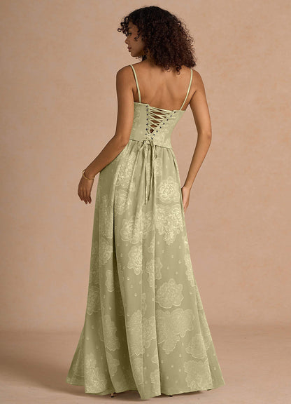 Isaura Celadon Maxi Dress  Dress