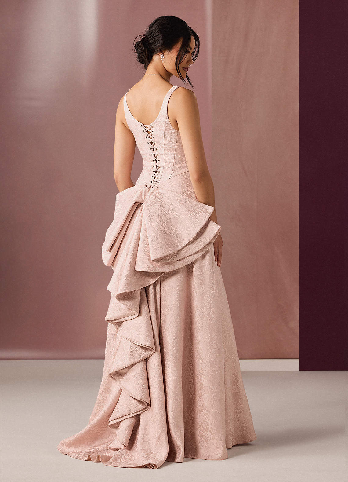 Satine Blush Pink Gown  Dress