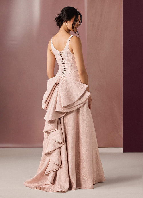 Satine Blush Pink Gown  Dress