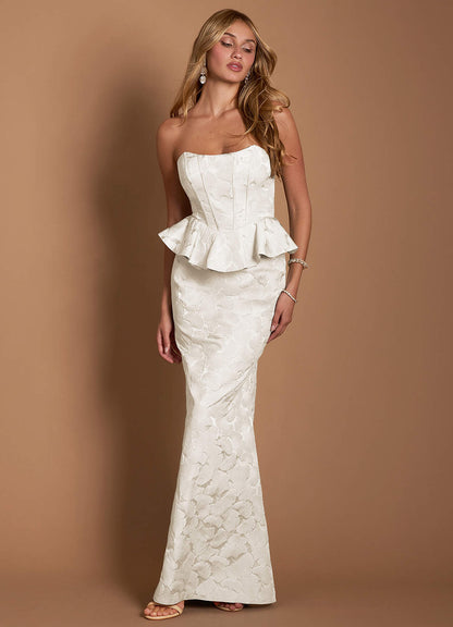 Rebecca French White Gown