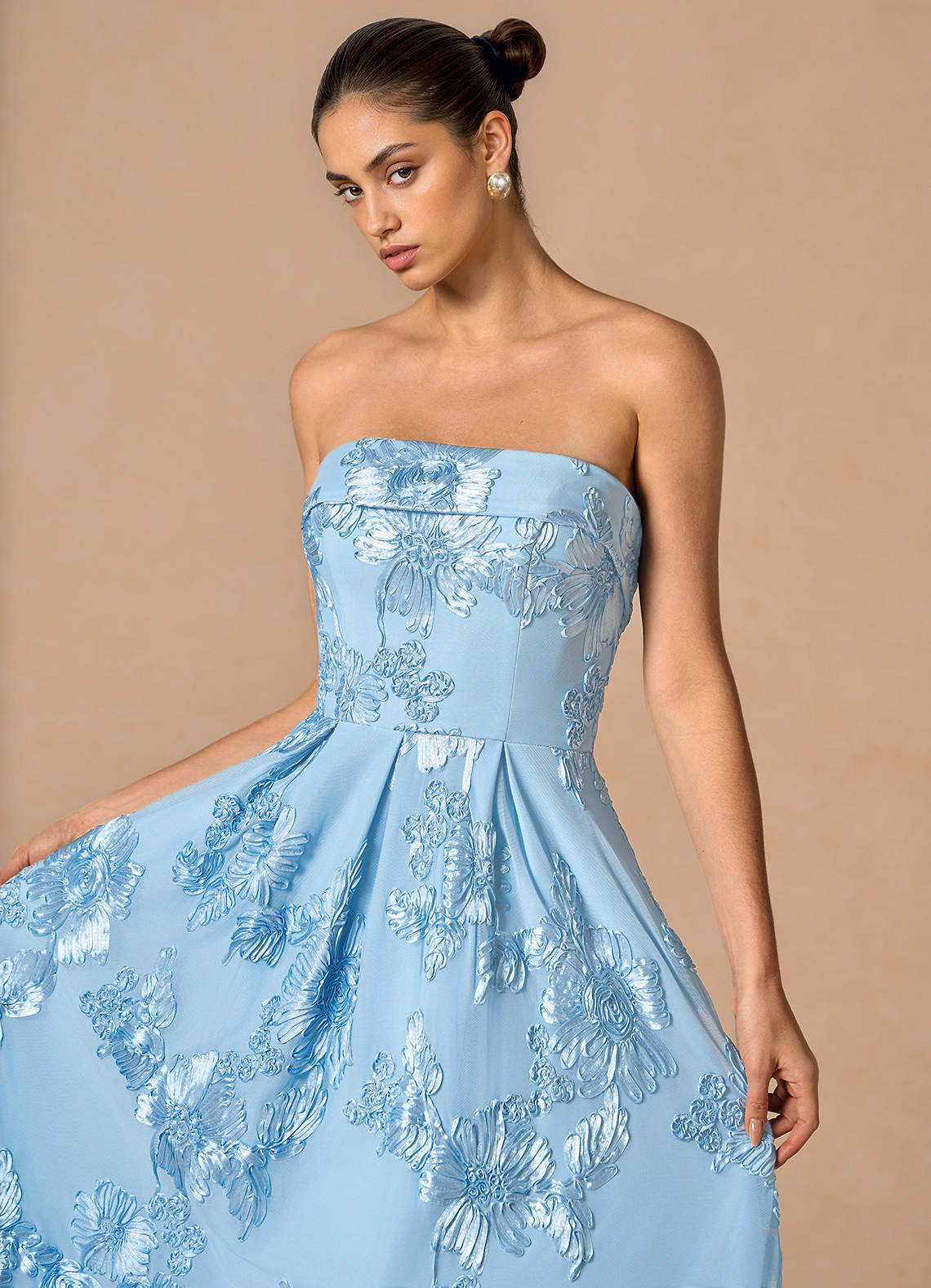 Evangeline Sky Blue Maxi Dress