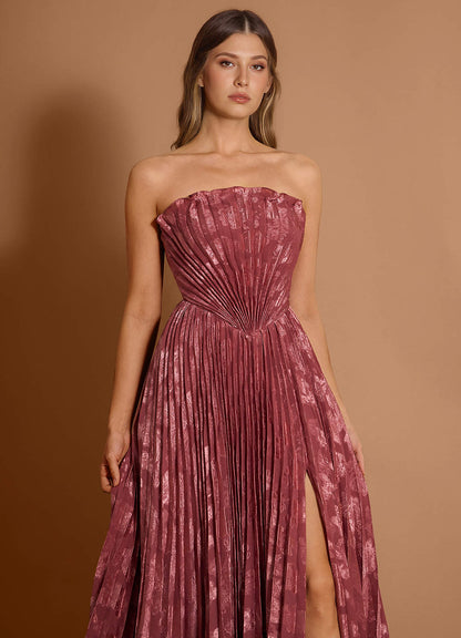 Audrina Vintage Rose Maxi Dress
