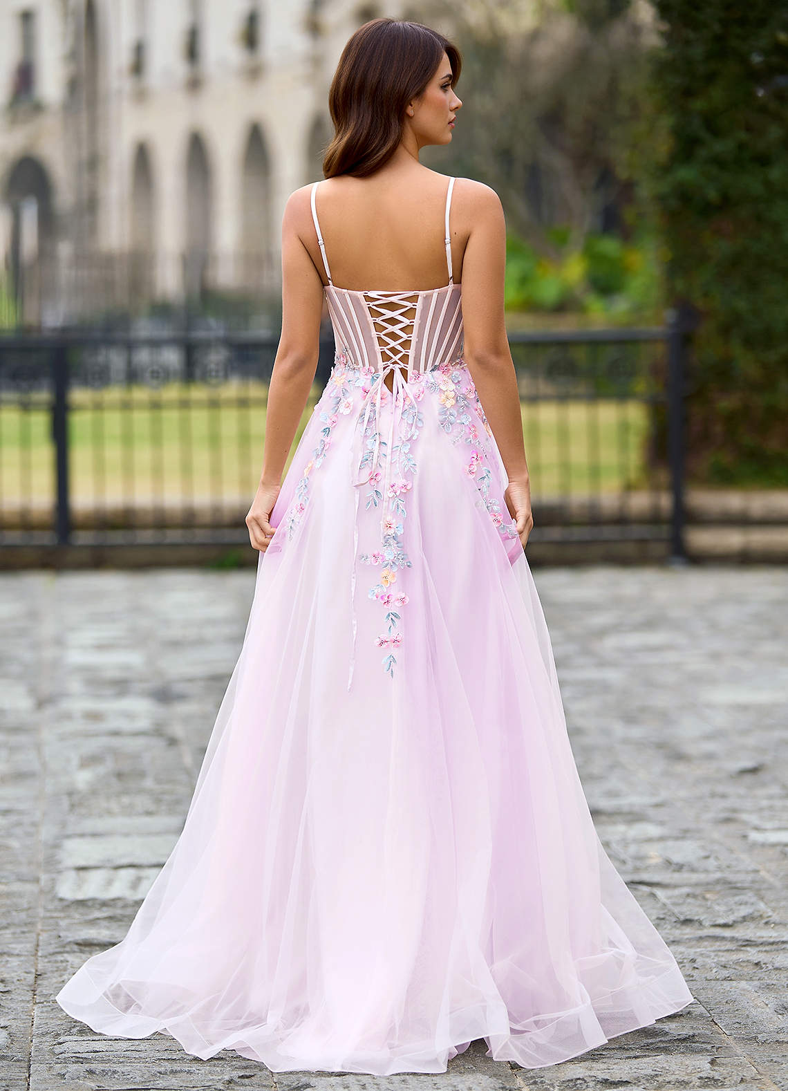 Juniper Purple A-Line Prom Dress