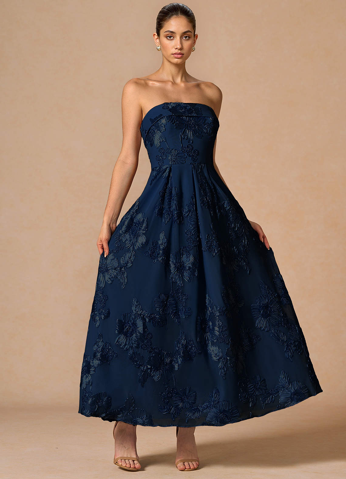 Evangeline Navy Maxi Dress