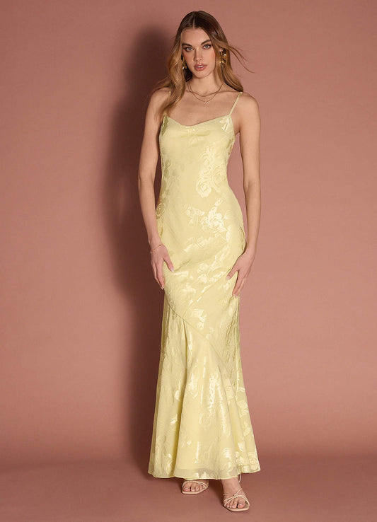 Sydney Butter Yellow Maxi Dress