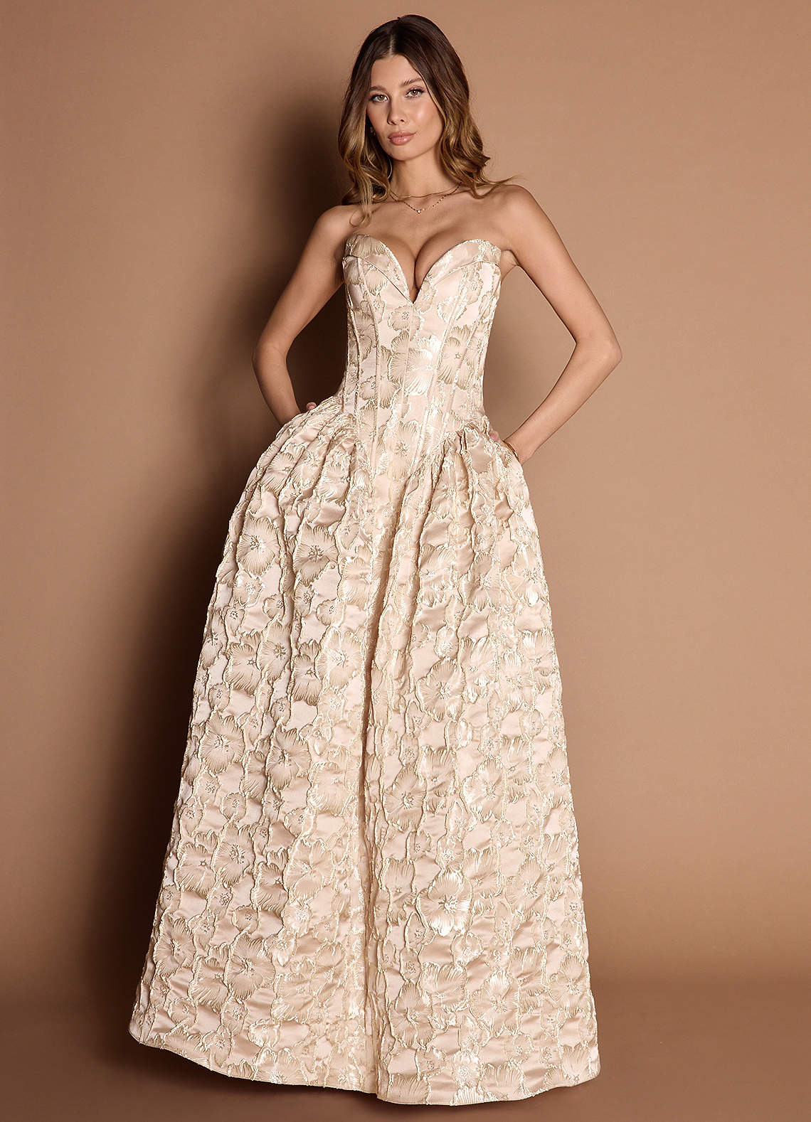 Lenka Vintage Blush Gown  Dress