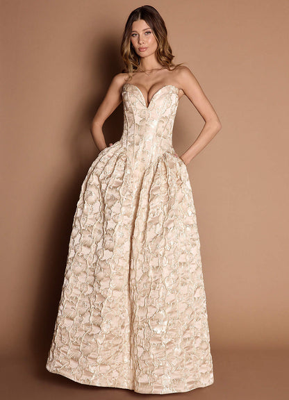 Lenka Vintage Blush Gown  Dress