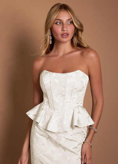 Rebecca French White Gown