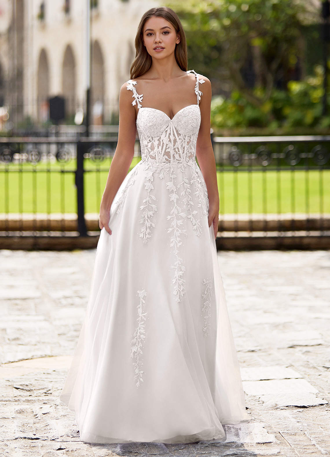 Dreamscape White A-Line Prom Dress  Dress