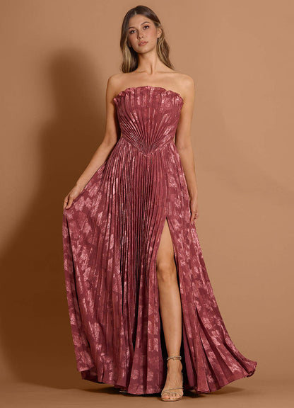 Audrina Vintage Rose Maxi Dress