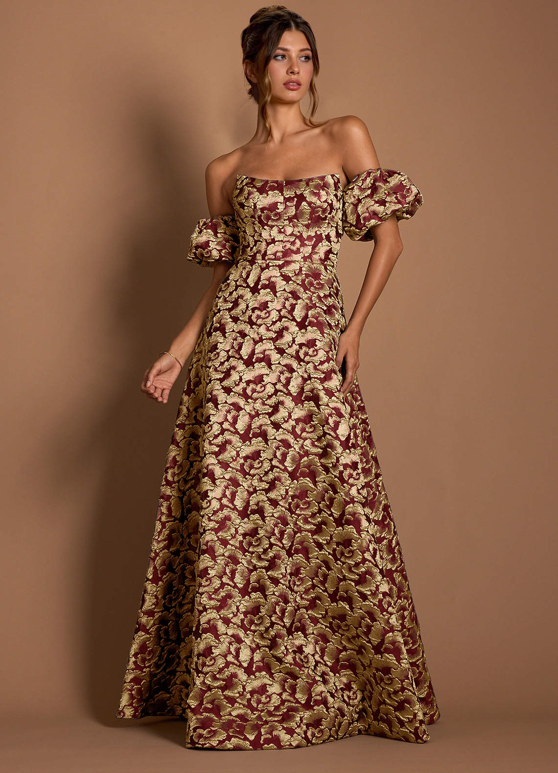 Eowyn Wine Maxi Dress  Dress