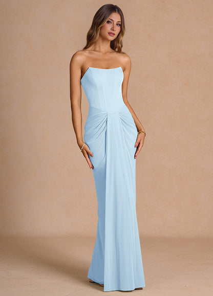 Anais Sky Blue Maxi Dress  Dress