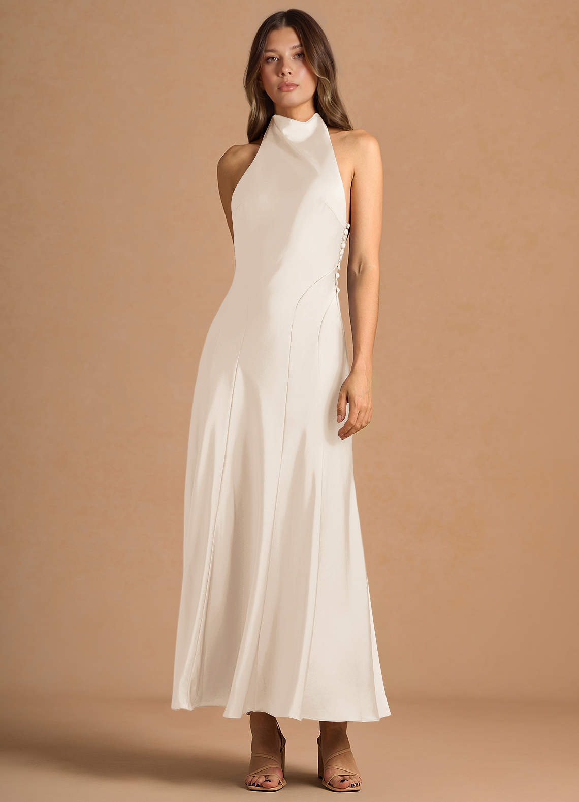 Diantha Cream Maxi Dress  Dress