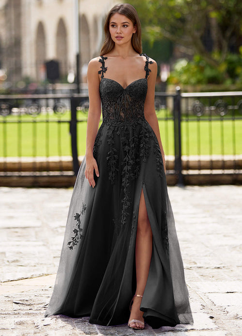 Dreamscape Black A-Line Prom Dress  Dress