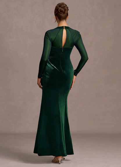 Megan Hunter Green Maxi Dress