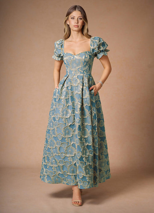 Amy Lake Blue Maxi Dress  Dress