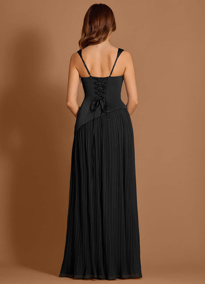 Stephanie Black Maxi Dress