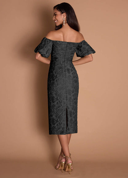Corie Black Midi Dress