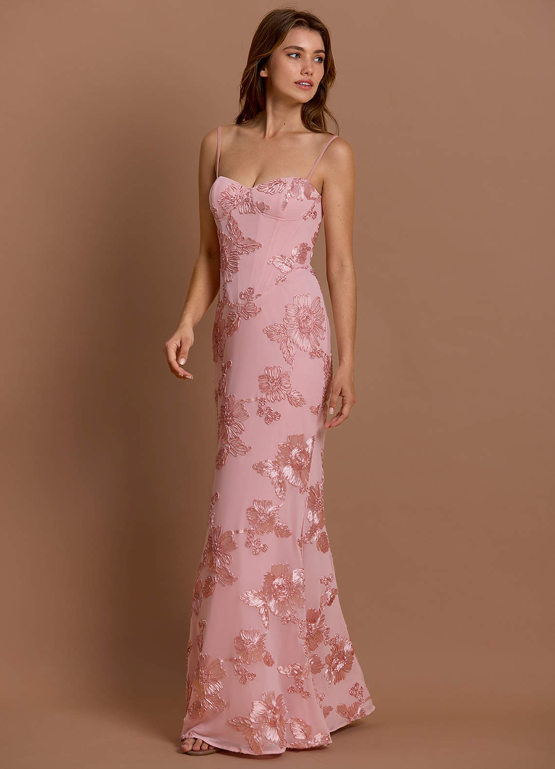 Anika Pink Maxi Dress  Dress