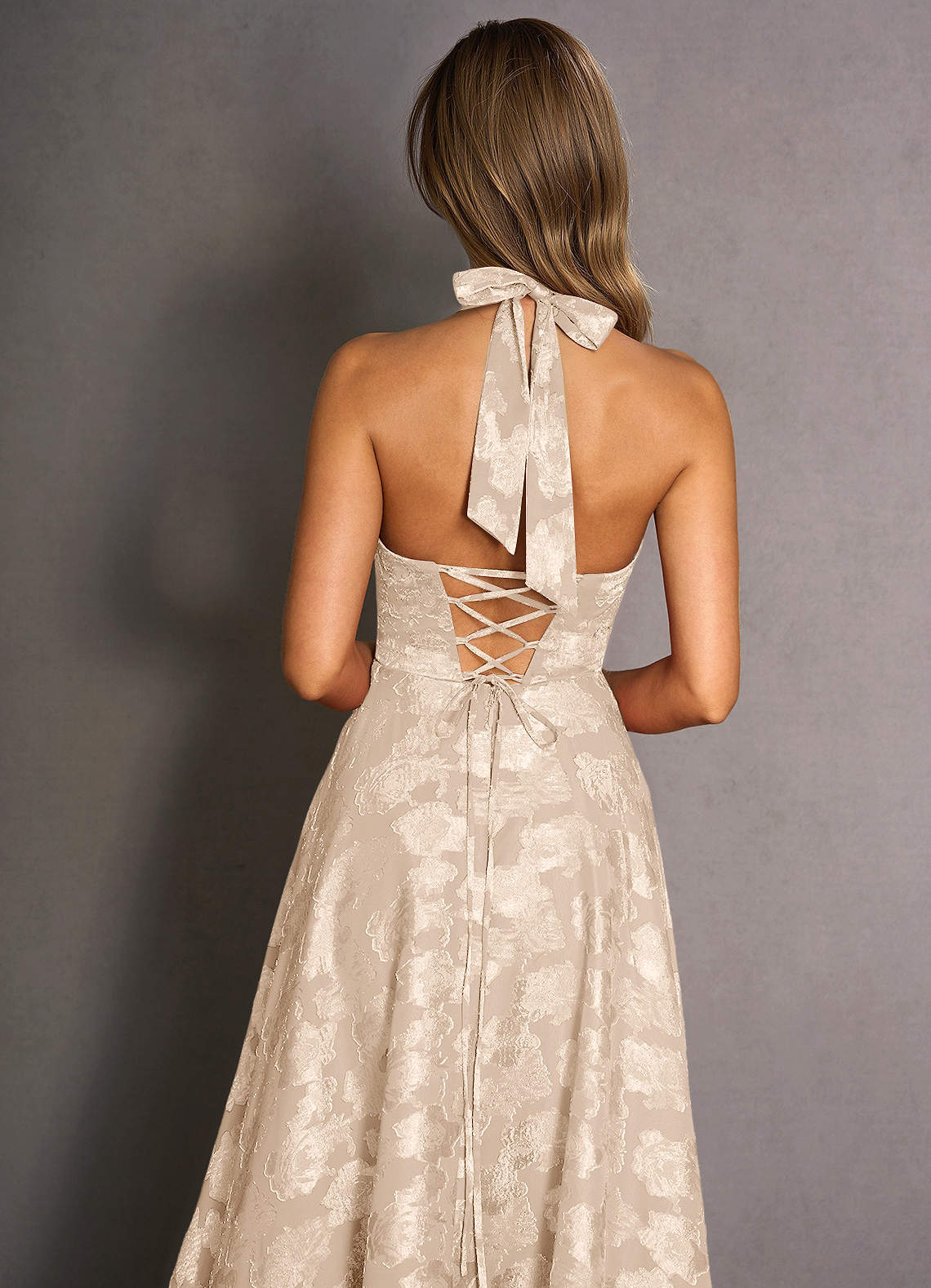 Isabeau Cream Midi Dress  Dress