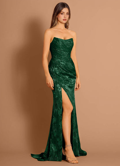 Maxine Hunter Green Maxi Dress