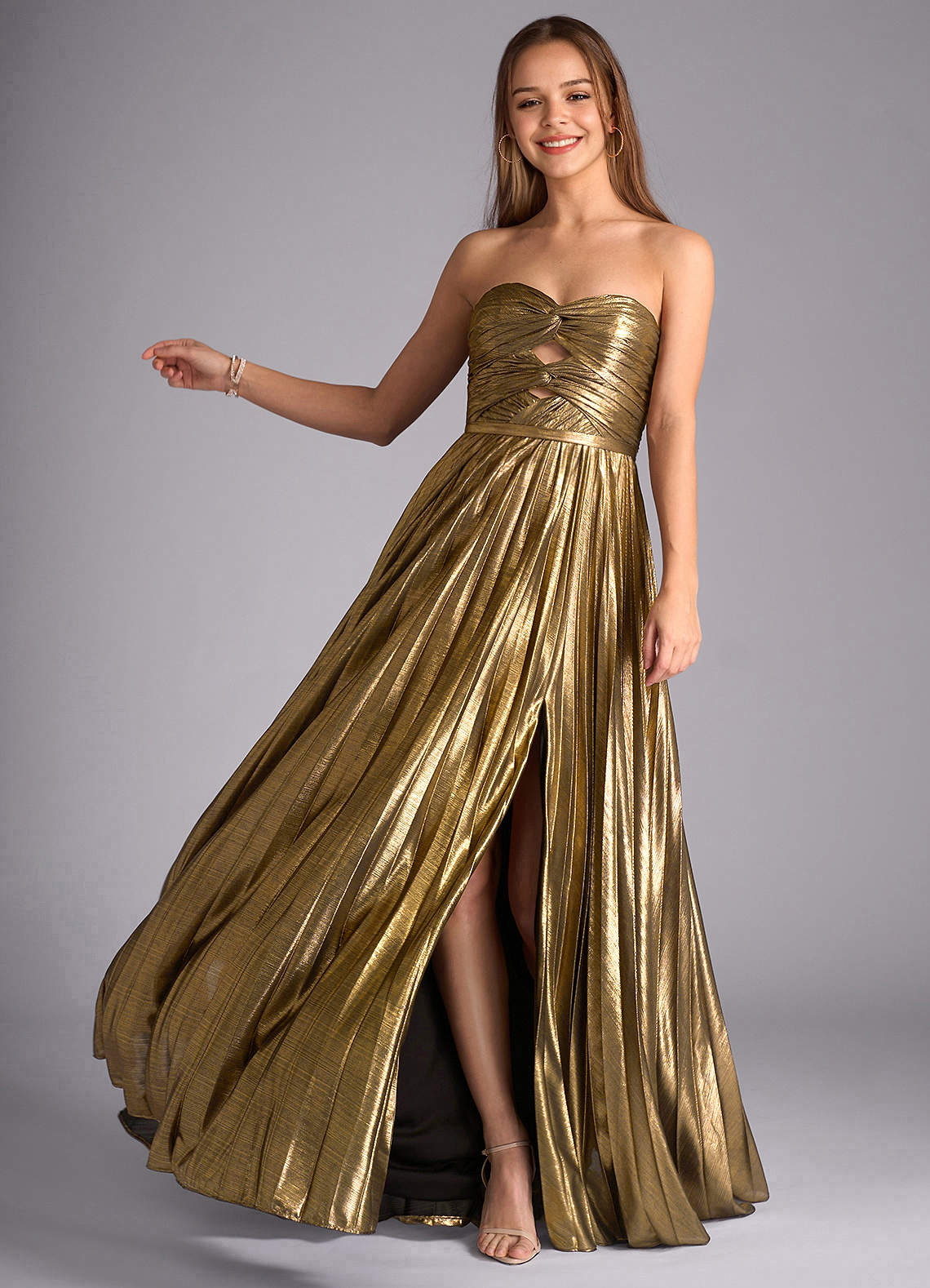 Eileen Golden Black Gown