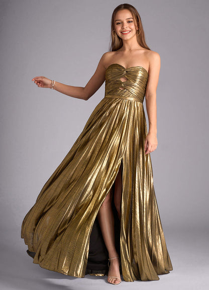 Eileen Golden Black Gown