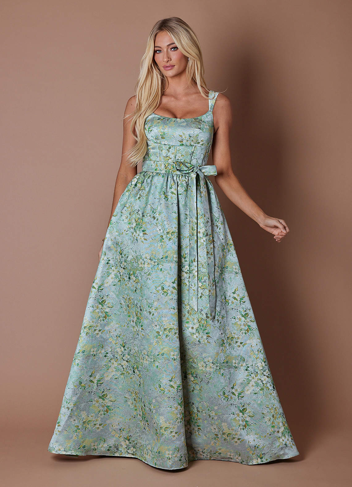 Amida Vintage Sage Maxi Dress