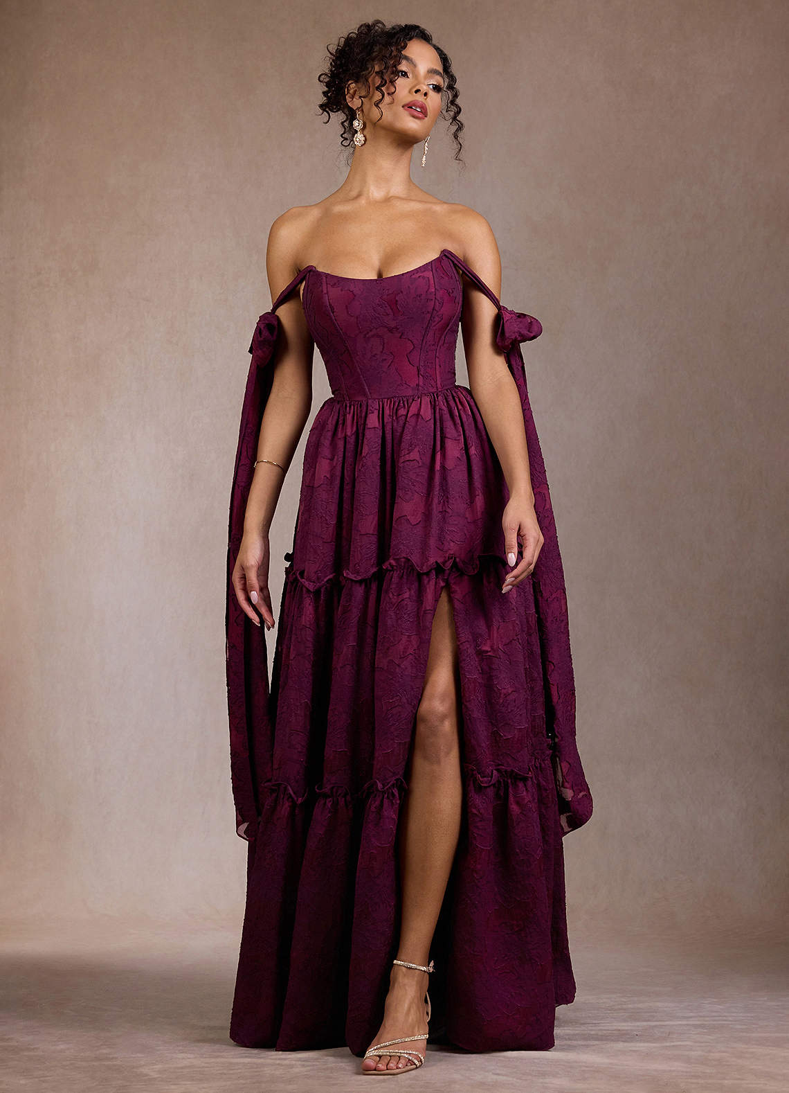 Vilma Plum Orchid Maxi Dress  Dress