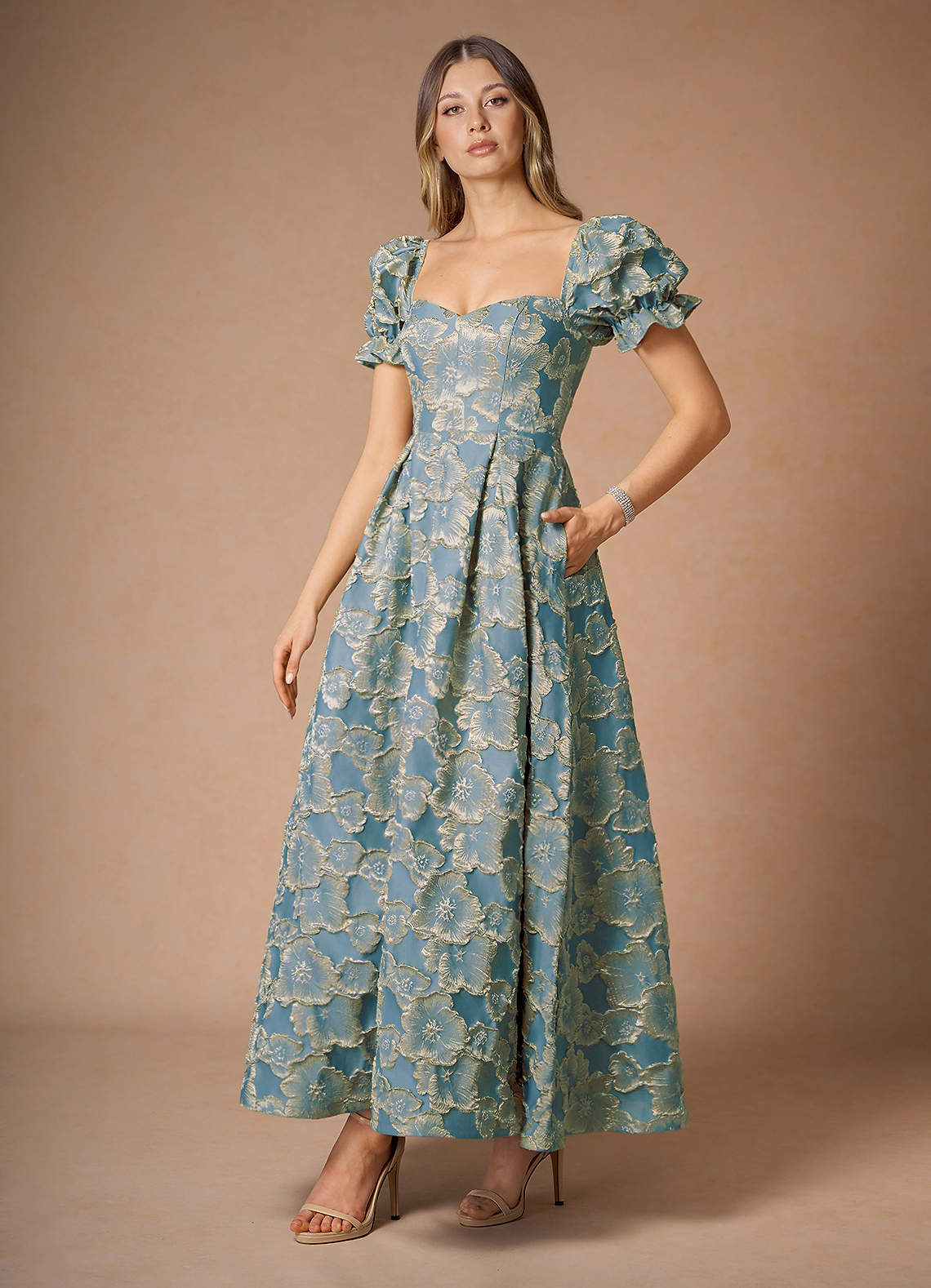 Amy Lake Blue Maxi Dress  Dress