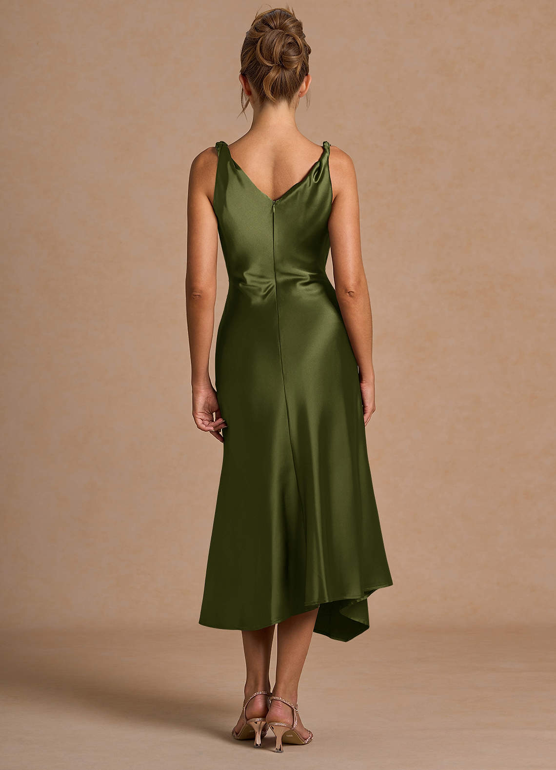 Adriana Olive Midi Dress  Dress