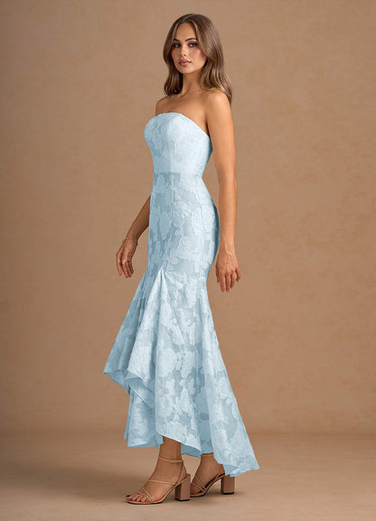 Avina Pale Blue Maxi Dress