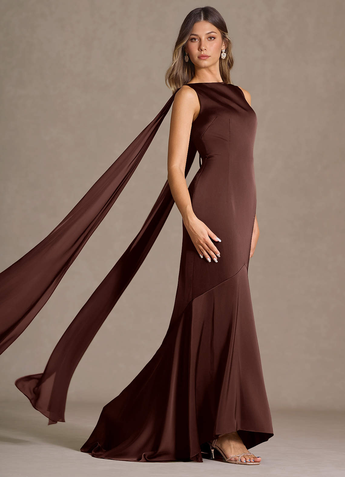 Wynne Mocha Coco Maxi Dress  Dress