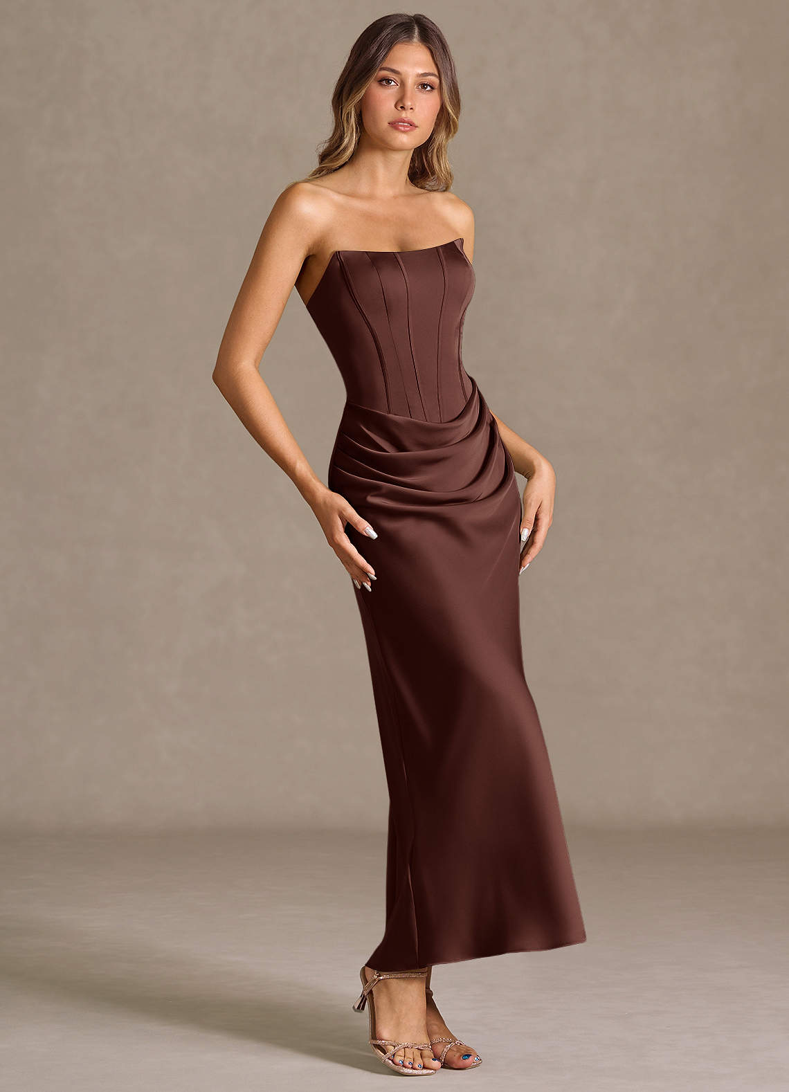 Katelyn Mocha Coco Maxi Dress  Dress