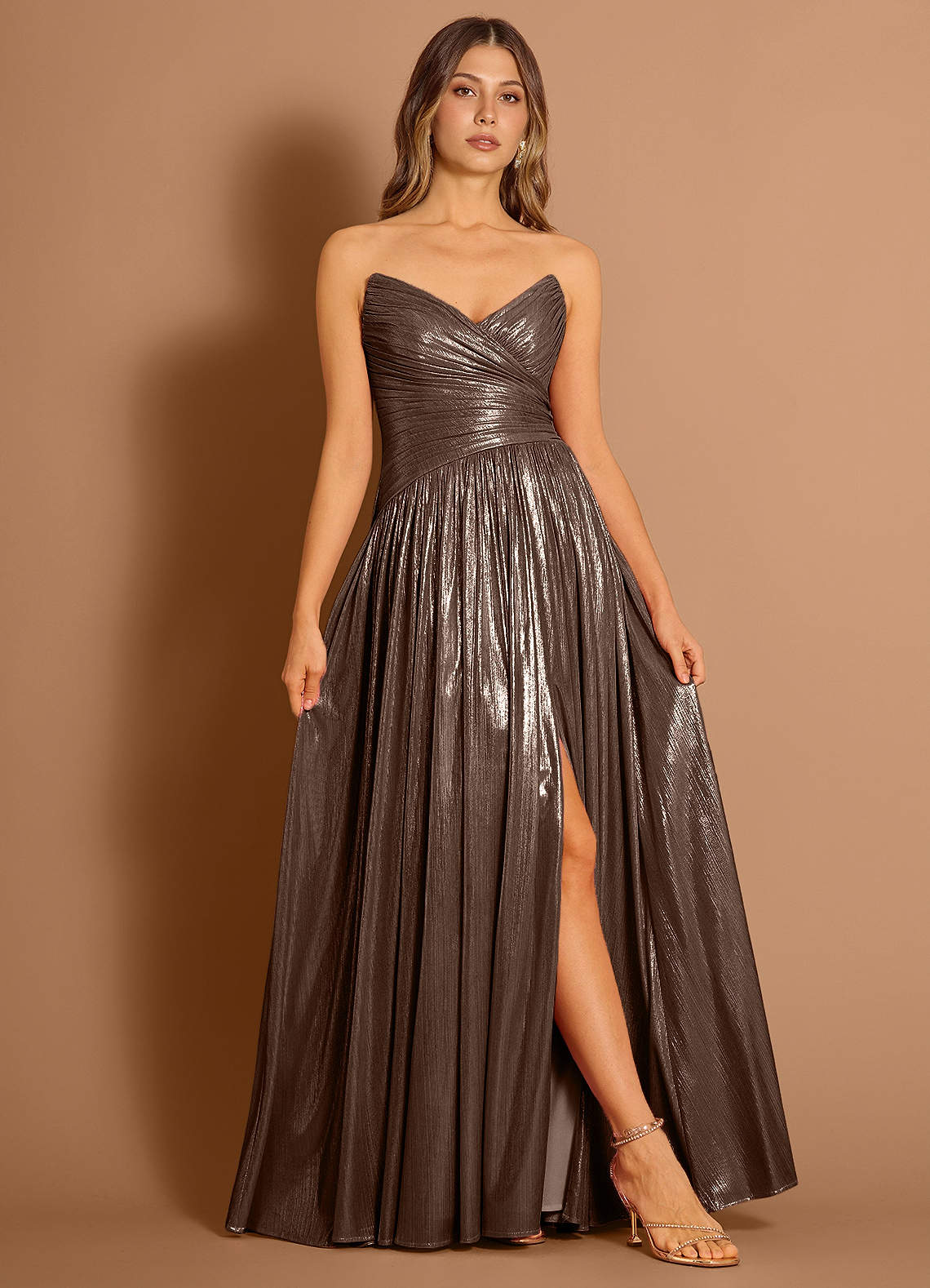 Estrella Bronze Maxi Dress