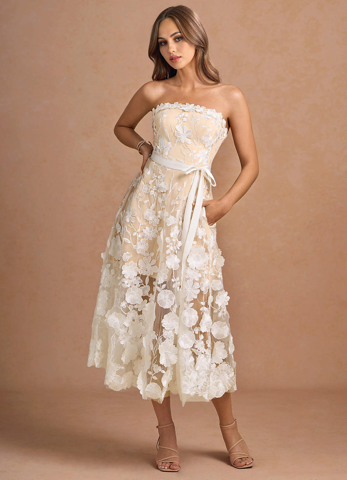 Sherri White Floral Maxi Dress  Dress