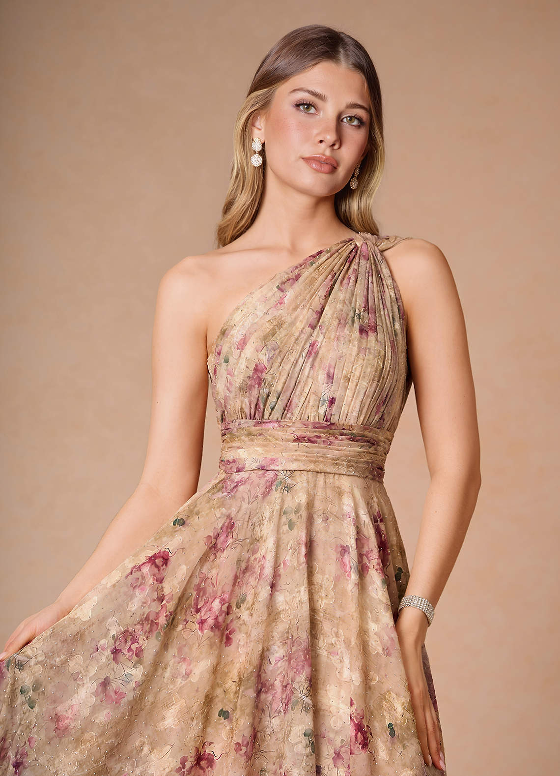 Hestia Dusty Floral Midi Dress
