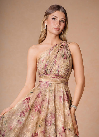 Hestia Dusty Floral Midi Dress