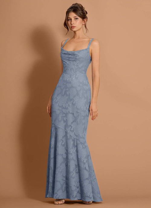 Aubrey Powder Blue Maxi Dress