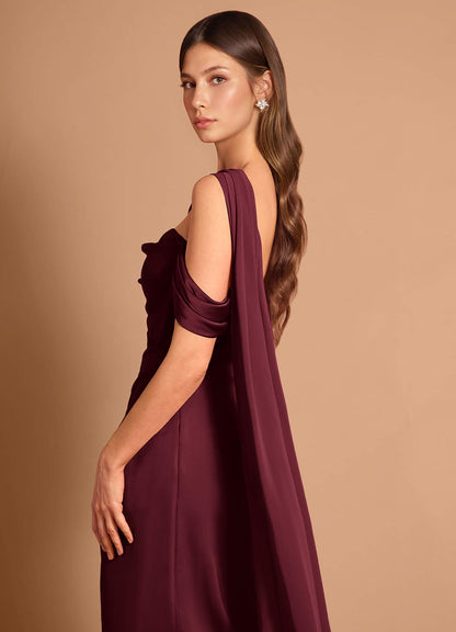 Meliora Wine Maxi Dress