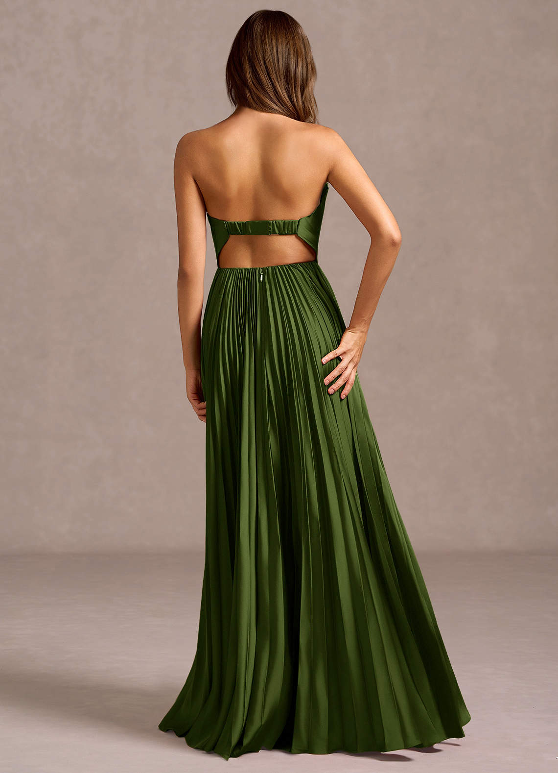 Kaia Olive Green Maxi Dress  Dress