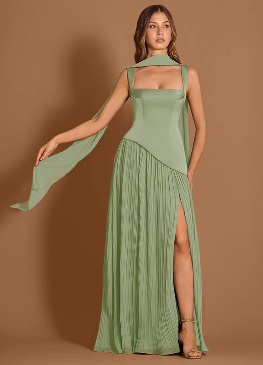 Stephanie Light Green Maxi Dress