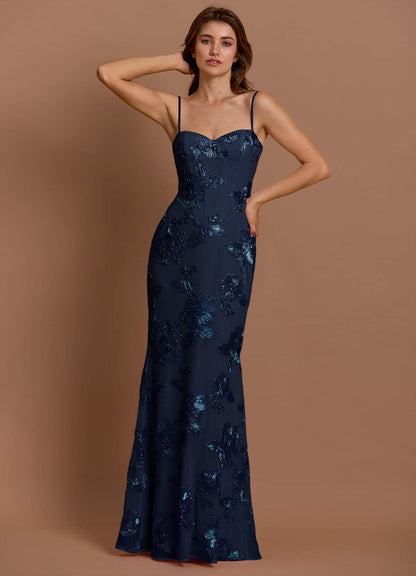 Anika Navy Maxi Dress