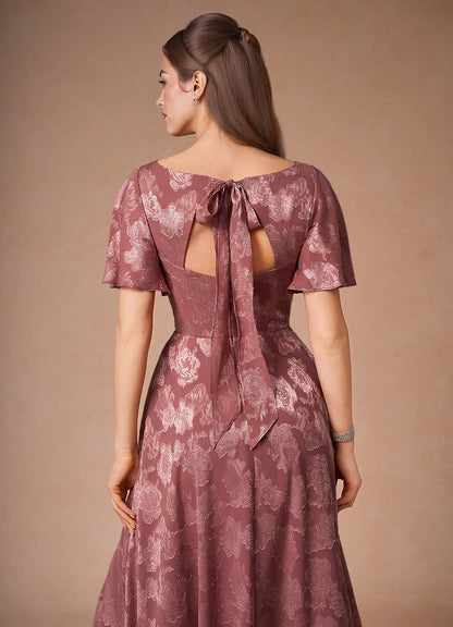 Sasha Vintage Rose A-Line Maxi Dress  Dress
