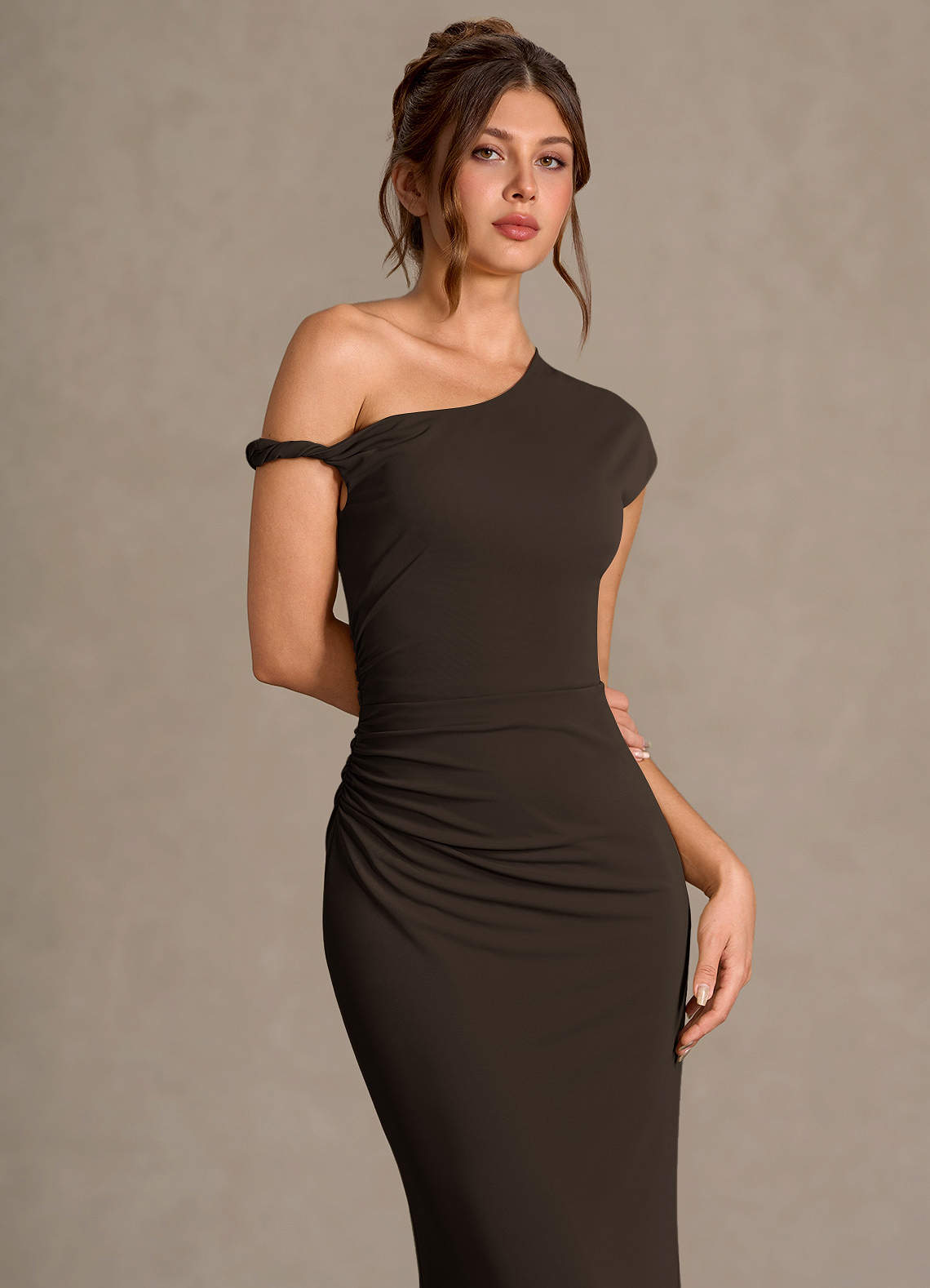 Heliora Chocolate Maxi Dress