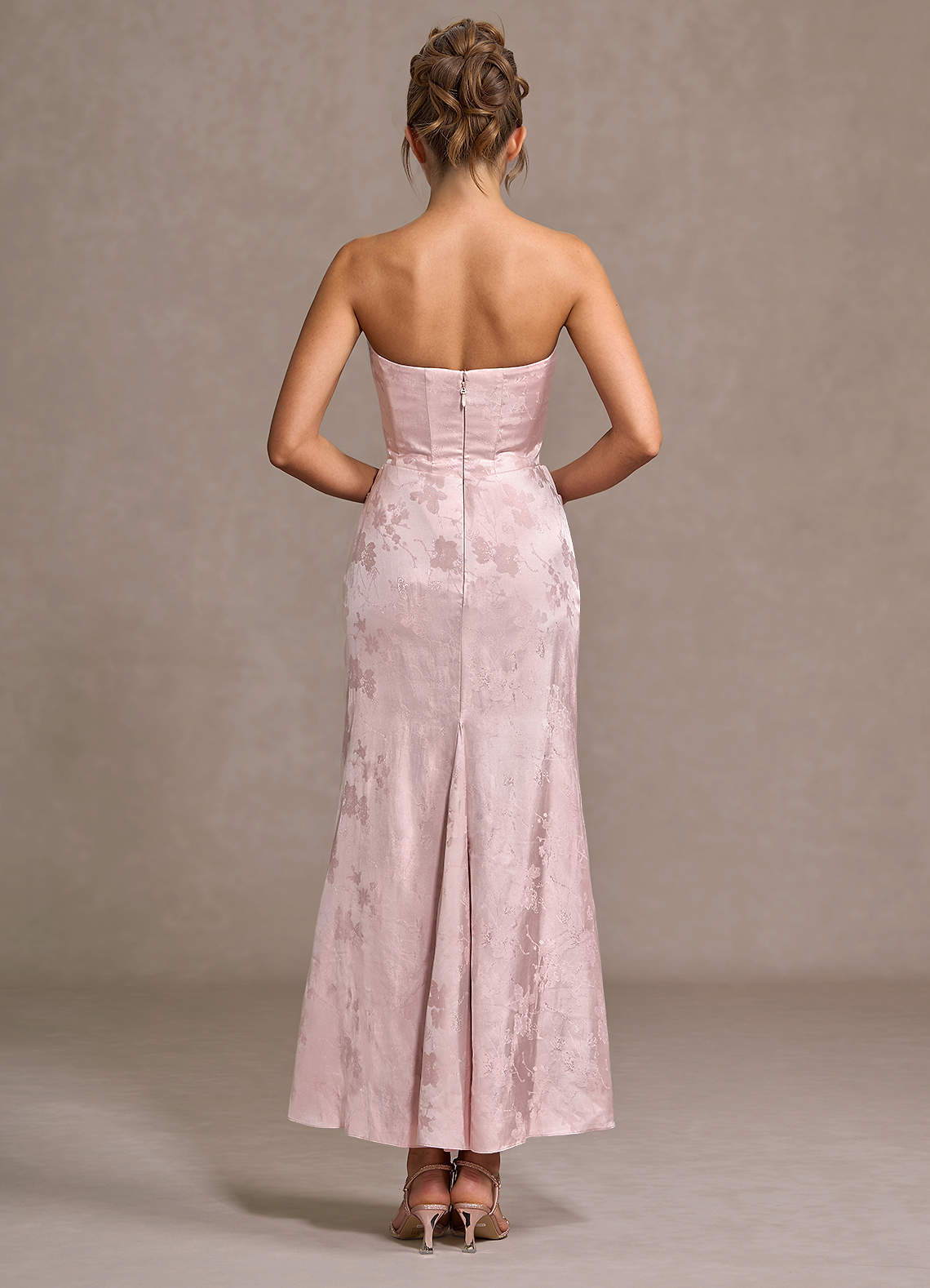 Amabel Soft Pink Maxi Dress  Dress